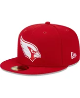 Men's New Era Scarlet Arizona Cardinals 2006 Inaugural Season Main Patch 59FIFTY Fitted Hat