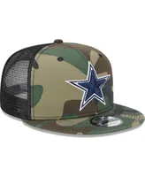 Men's New Era Camo Dallas Cowboys Main Trucker 9FIFTY Snapback Hat