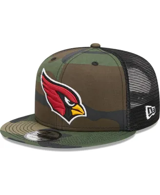 Men's New Era Camo Arizona Cardinals Main Trucker 9FIFTY Snapback Hat