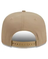 Men's New Era Khaki Chicago Cubs Golfer Adjustable Hat
