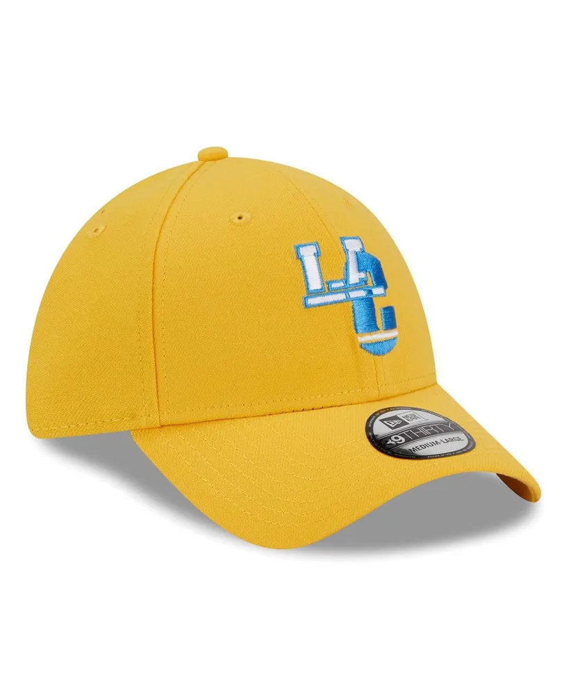 Men's New Era Gold Los Angeles Chargers City Originals 39THIRTY Flex Hat