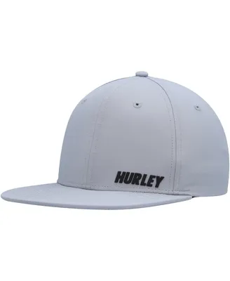 Men's Hurley Gray Phantom Ridge Zipperback Adjustable Hat
