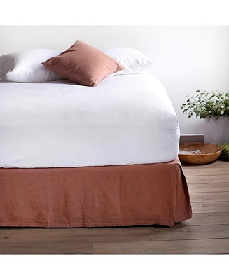 100% French Linen Bedskirt - Queen