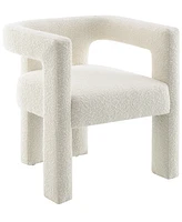 Abbyson Living Mandy 28" Boucle Fabric Dining Chair