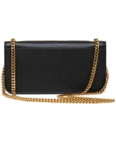 Karl Lagerfeld Paris Lafayette Leather Wallet on a Chain