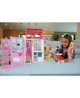 Barbie Doll with House, 19 Piece Set