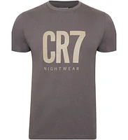 CR7 Men's Cotton Loungewear Top and Pant Set