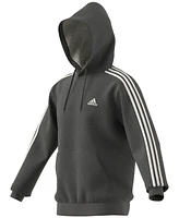 adidas Men's Essentials 3-Stripes Regular-Fit Fleece Hoodie, Regular & Big Tall