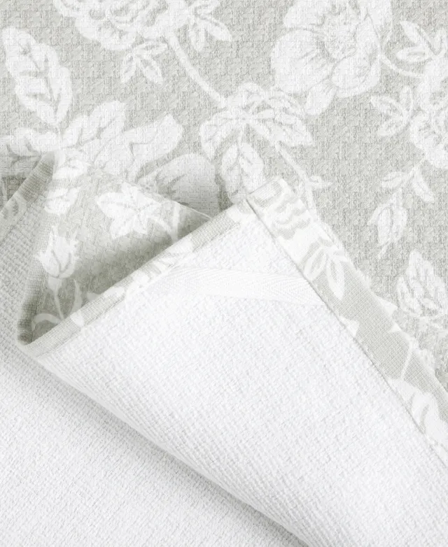 Martha Stewart Ditsy Floral Cotton Kitchen Towel Set, 2 Piece