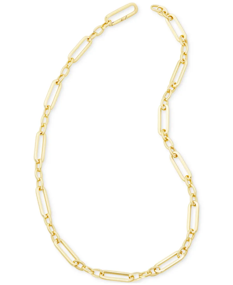 Kendra Scott 14k Gold-Plated Interlocked Oval Link 20" Convertible Strand/Lariat Necklace