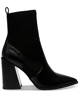 Wild Pair Trinityy Pointed-Toe Pull-On Knit Dress Booties, Created for Macy's