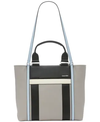 Calvin Klein Sol Dual Strap Colorblock Tote Bag