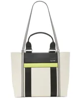 Calvin Klein Sol Dual Strap Colorblock Tote Bag