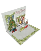 Lang Vintage-Like Christmas Pop Up Cards, Box of 8