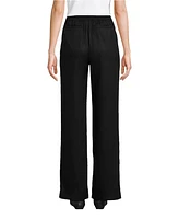 Lands' End Petite Tencel Fiber High Rise Wide Leg Pants