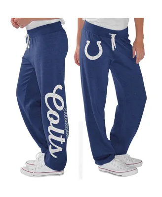 Women's G-iii 4Her by Carl Banks Royal Indianapolis Colts Scrimmage Fleece Pants