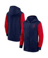 Big Boys Nike Navy Paris Saint-Germain Club Full-Zip Hoodie