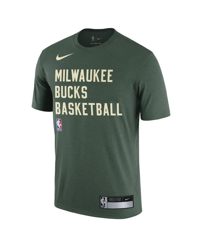 Men's Nike Hunter Green Milwaukee Bucks 2023/24 Sideline Legend Performance Practice T-shirt