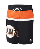 Men's G-iii Sports by Carl Banks Black San Francisco Giants Sea Wind Swim Shorts