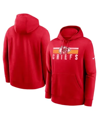 Men's Nike Red Kansas City Chiefs Club Fleece Pullover Hoodie