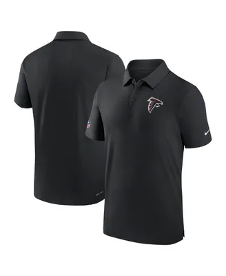 Men's Nike Black Atlanta Falcons Sideline Coaches Performance Polo Shirt