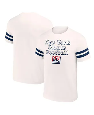 Men's Nfl x Darius Rucker Collection by Fanatics Cream New York Giants Vintage-Like T-shirt