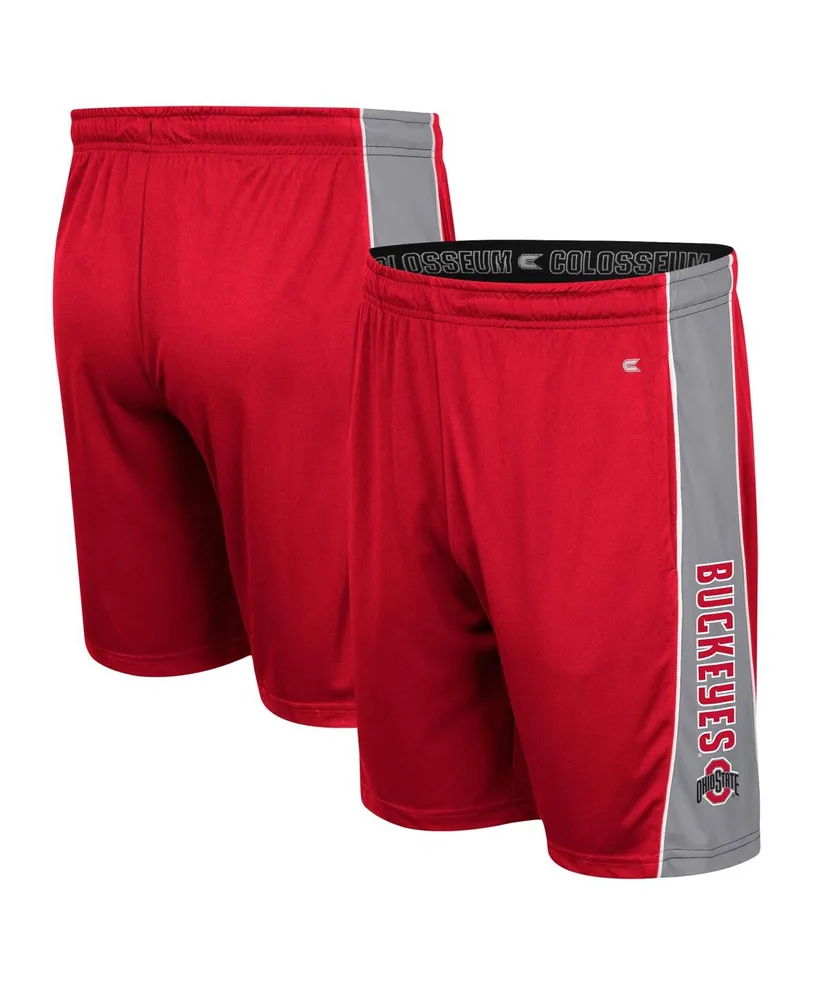 Men's Colosseum Scarlet Ohio State Buckeyes Panel Shorts