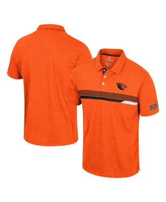 Men's Colosseum Orange Oregon State Beavers No Problemo Polo Shirt