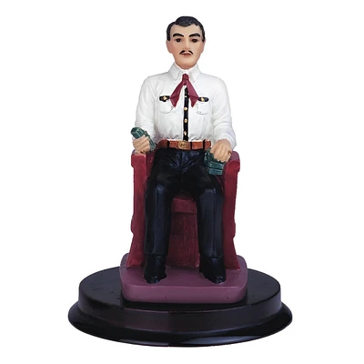 Fc Design 5"H Jesus Malverde Statue Angel of The Poor Sinaloa Religious Figurine Holy Figurine Religious Decoration Home Decor Perfect Gift for House