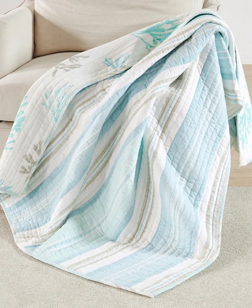 Levtex Stone Harbor Reversible Quilted Throw, 50" x 60"