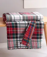 Levtex Spencer Red Plaid Reversible Quilted Throw, 60" x 50"