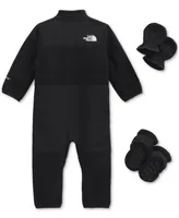 The North Face Baby Boys Fleece Coverall, Mittens and Socks, 3 Piece Set