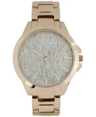 I.n.c. International Concepts Women's Rose Gold-Tone Bracelet Watch 39mm, Created for Macy's