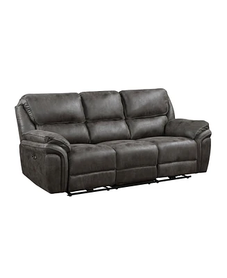 White Label Fleming 90" Power Double Reclining Sofa