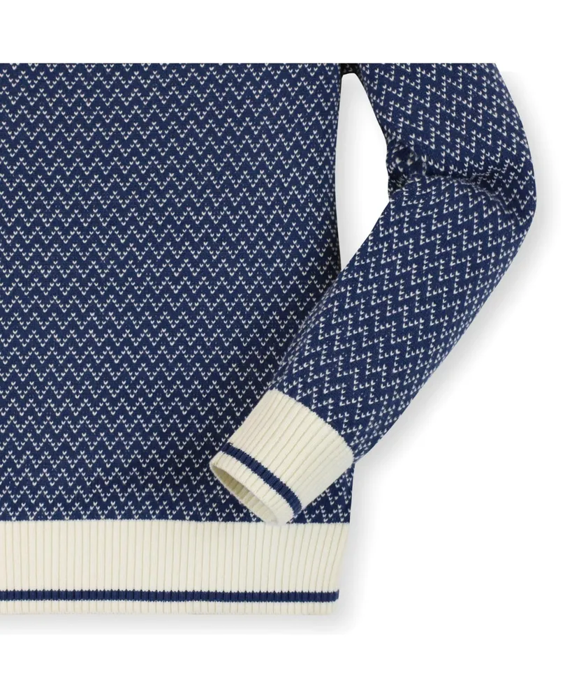 Hope & Henry Boys' Organic Cotton Long Sleeve Crew Neck Pullover Sweater