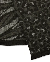 Michael Kors Women's Animal-Print Jacquard Scarf