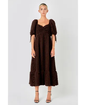 Women's Textured Maxi Dress