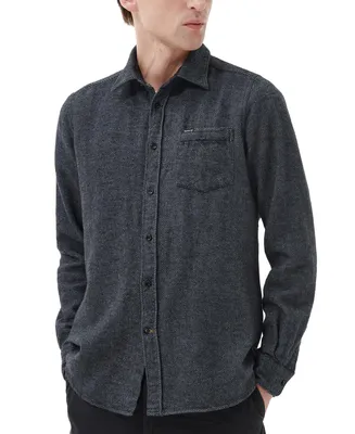 Barbour Men's Robertson Tailored-Fit Herringbone Button-Down Shirt