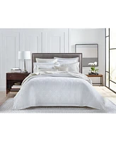 Hotel Collection Fresco Jacquard 525-Thread Count Egyptian Cotton 3-Pc. Duvet Cover Set, Full/Queen, Exclusively at Macy's