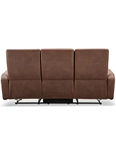 Bentley 70.5" Polyester Manual Reclining Sofa