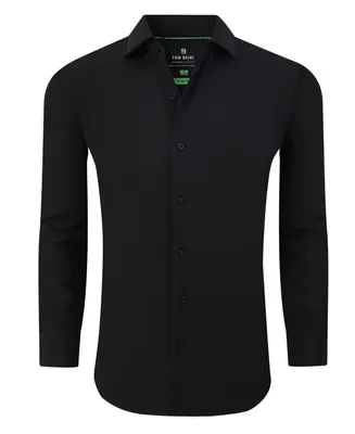 Tom Baine Men's Performance Stretch Solid Button Down Shirt