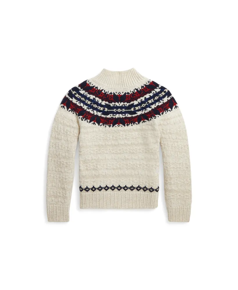 Polo Ralph Lauren Toddler and Little Girls Fair Isle Wool-Blend Sweater