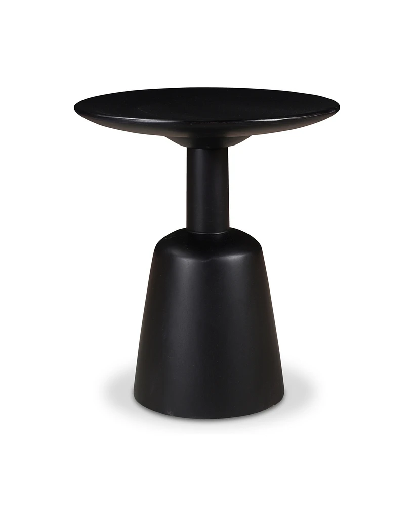 Nels 18" Wood Round End Table