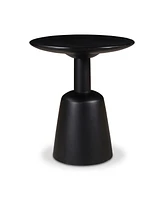 Nels 18" Wood Round End Table