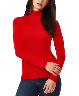 Jones New York Women's Long Sleeve Mock Neck Sweater