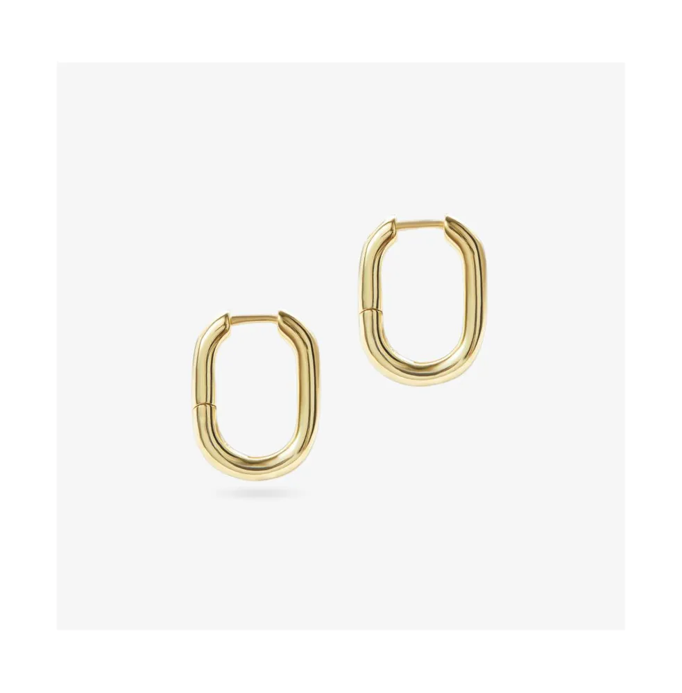 Gold Hoop Earrings - Rox Mini | Ana Luisa Jewelry