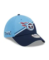 Men's New Era Light Blue, Navy Tennessee Titans 2023 Sideline 39THIRTY Flex Hat