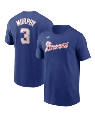 Nike Atlanta Braves Big Boys and Girls Name and Number Player T