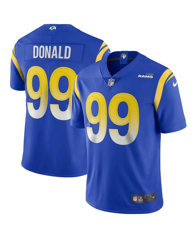 Nike Aaron Donald Bone Los Angeles Rams Vapor Limited Jersey in
