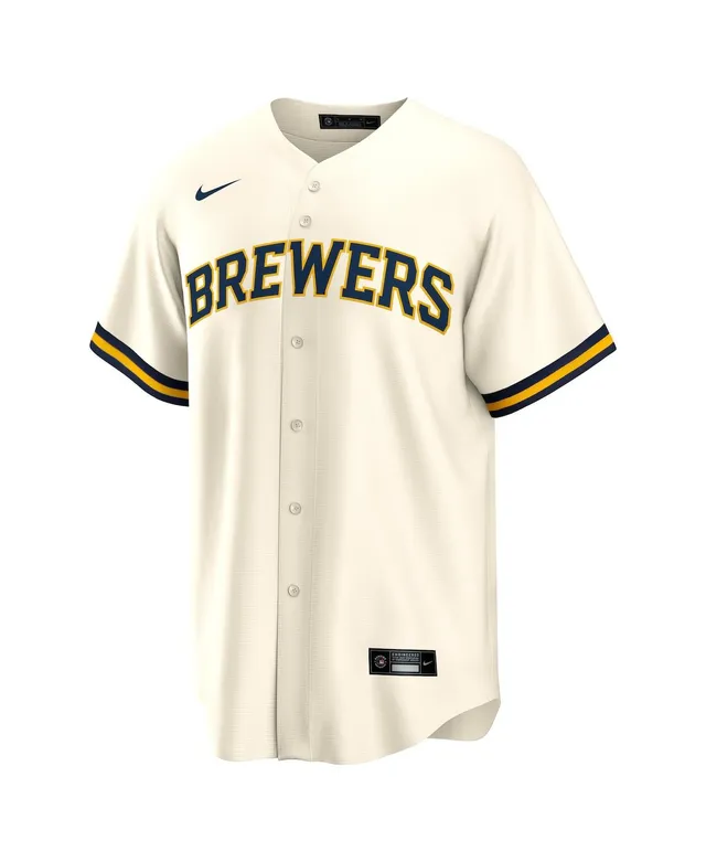 Nike Men's Christian Yelich Navy Milwaukee Brewers Alternate Replica Player  Jersey - Macy's